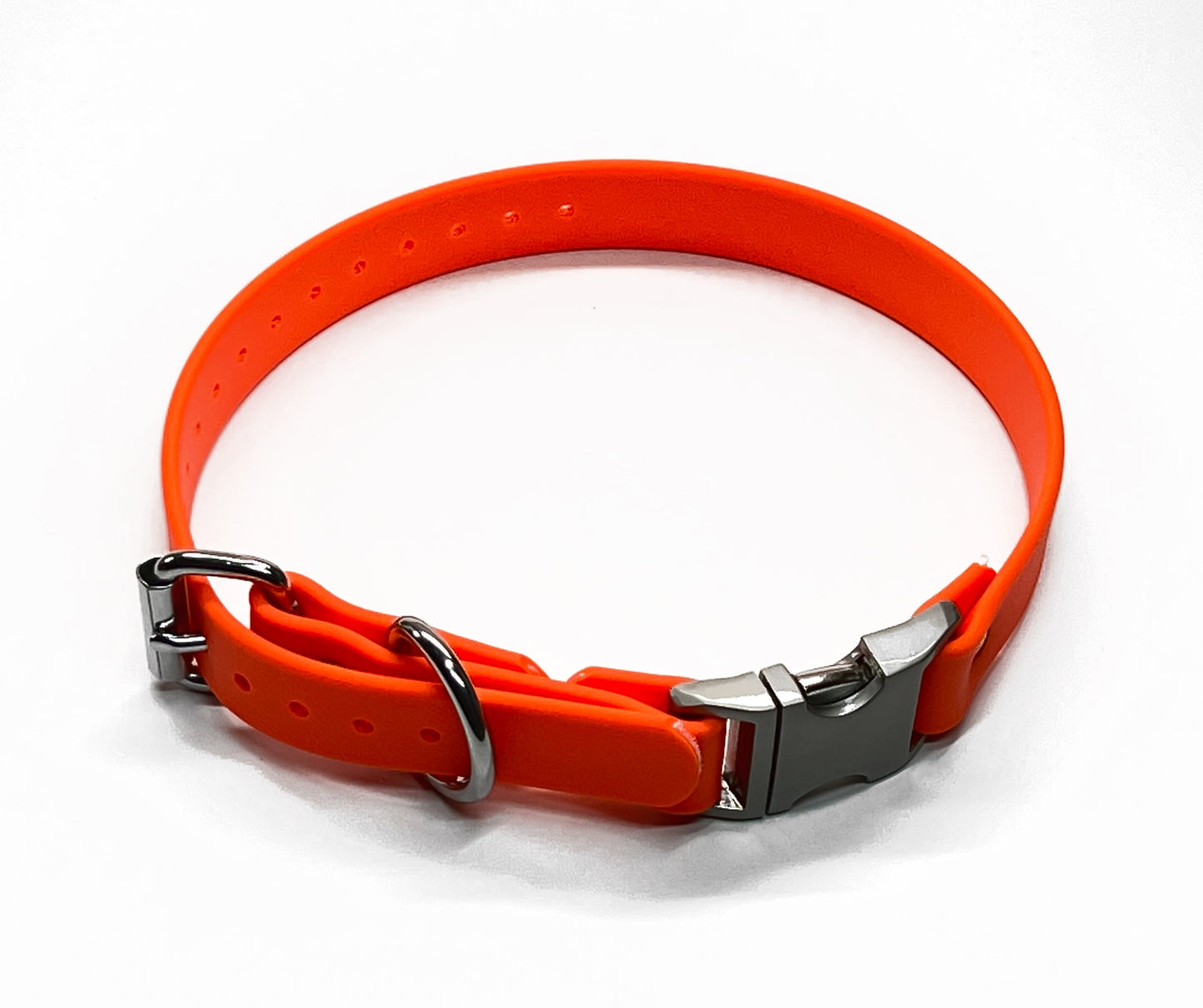 1" Quick Connect Dog Collar (Orange)