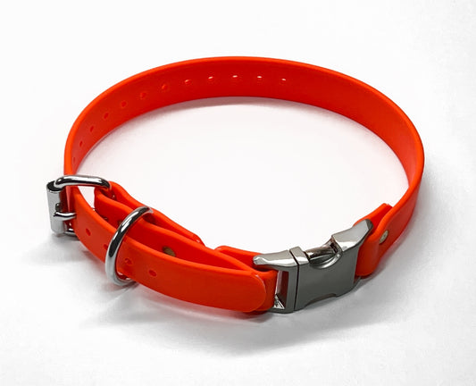 1" Quick Connect Dog Collar (Orange)