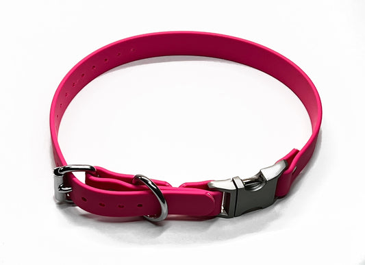 1" Quick Connect Dog Collar (Pink)