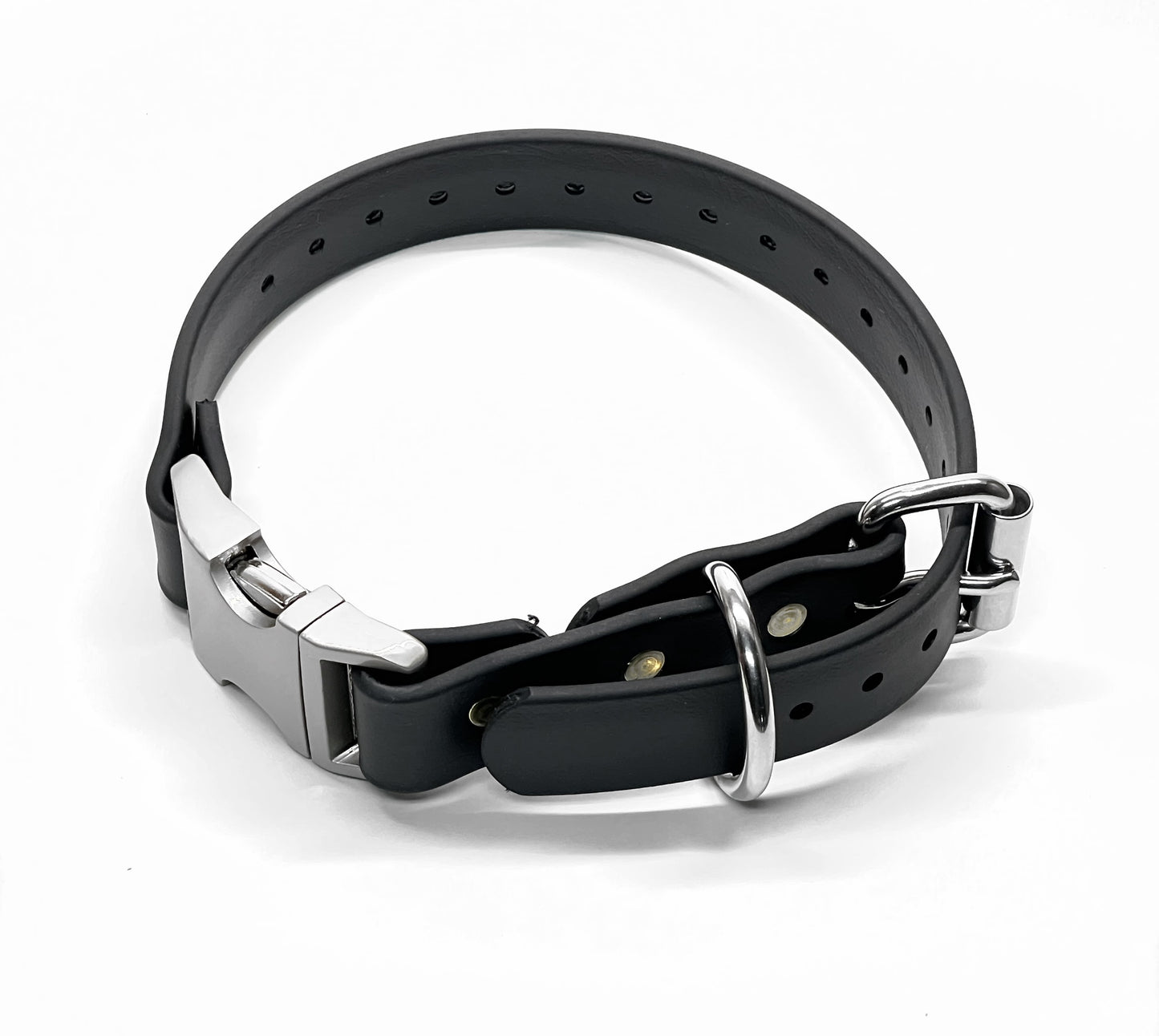1" Quick Connect Dog Collar (Black)